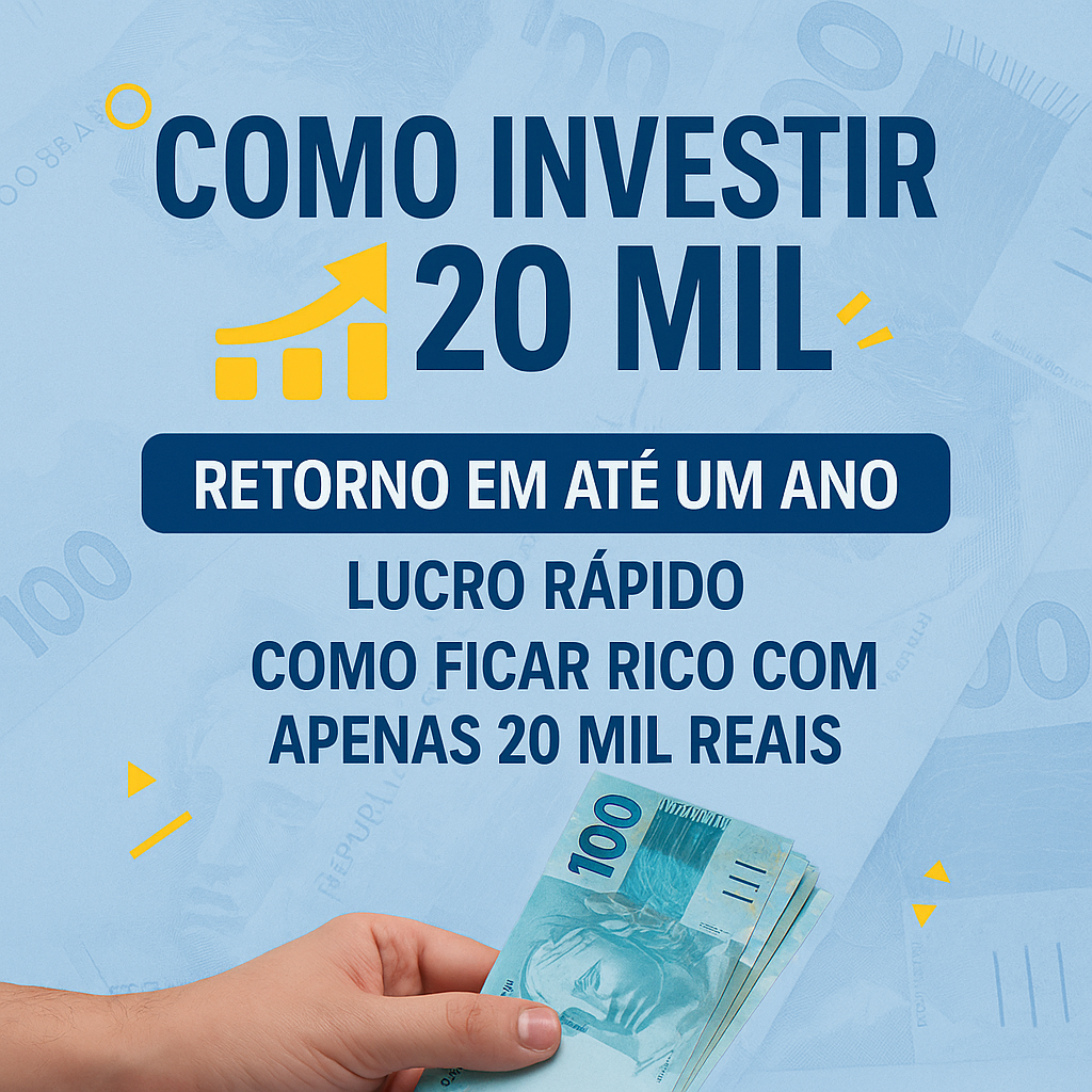 Investir R$ 20.000: As Melhores Oportunidades de 2025
